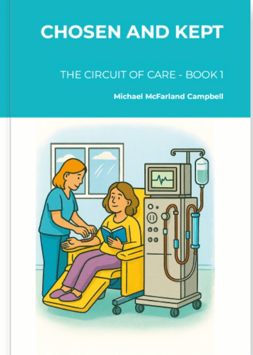 The Cover of "Chosen and Kept: The Circuit of Care - Book 1" by Michael McFarland Campbell